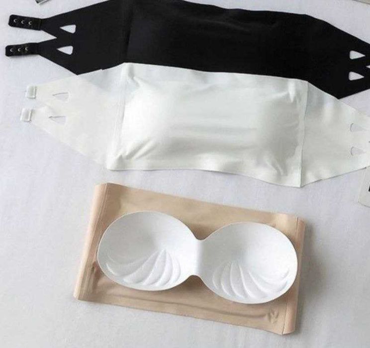 Топ безшовний з чашками / Бандо бюстлальтер