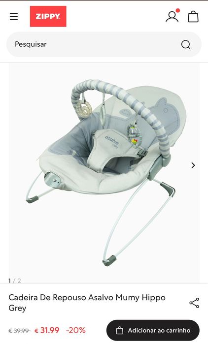 Espreguiçadeira Vibratória - MUMMY da Asalvo Baby.