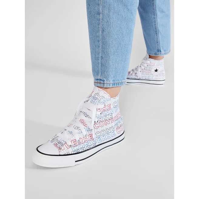 Converse Chuck Tailor All Star Wordmark Print Hi. Новые.