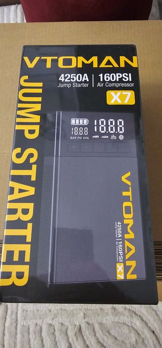 Vtoman x7 rozrusznik samochodowy 4w14 250A kompresor