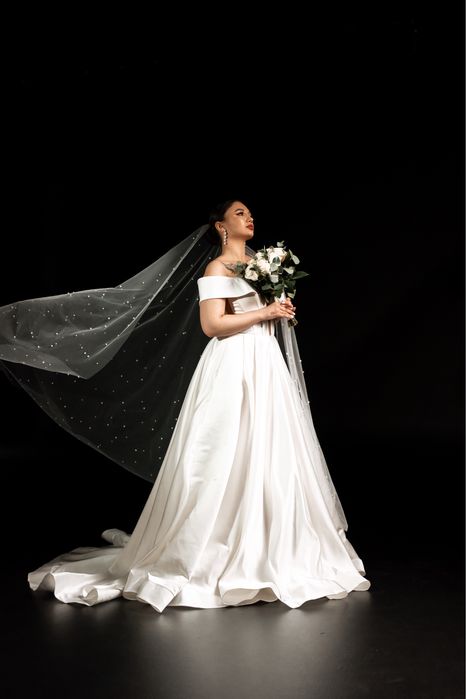 Довга фата  з перелинами