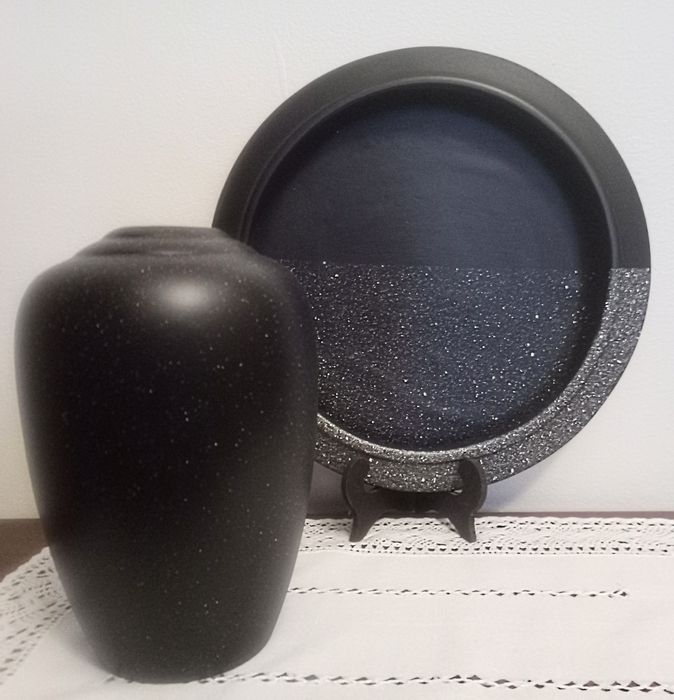 ,decoração- Jarra e Prato