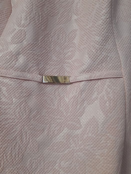 Sukienka pudrowy róż 42