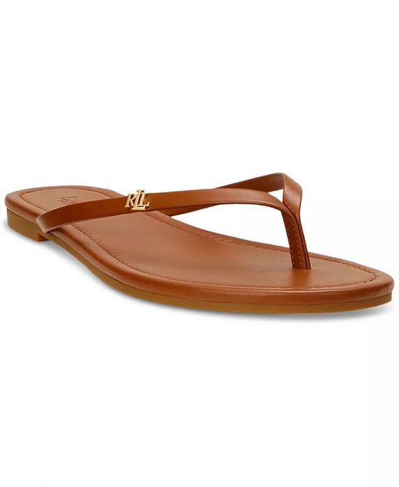Ralph Lauren thong sandals. шлепанцы через палец натуральная кожа р 39