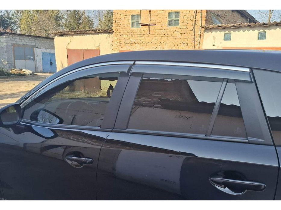 Вітровики з хромом Niken для Mazda CX-5 2012-2017 Полікарбонат (4 шт)