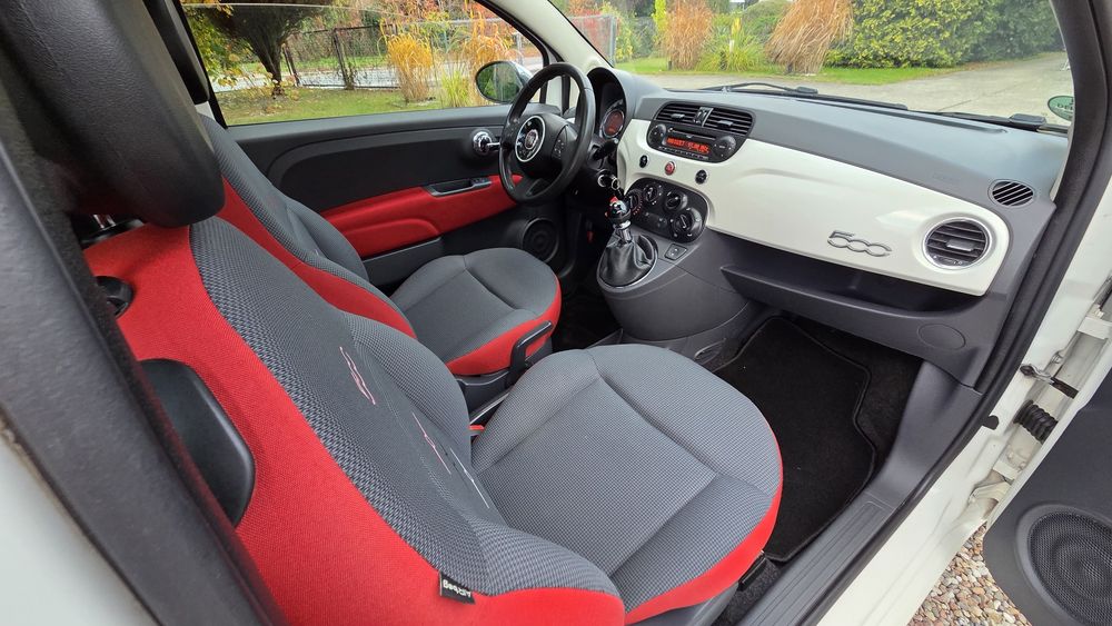 Fiat 500 ! Panoramiczny Dach ! Zadbany !