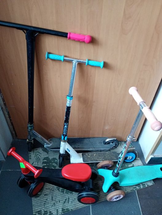 Hulajnogi dwukołowe u trzykołowe