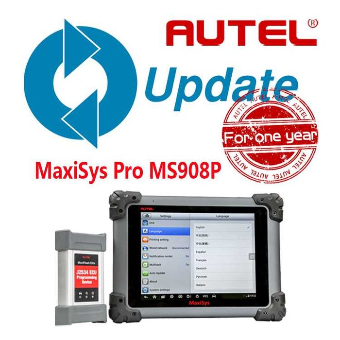 Máq. Diagnóstico Auto Autel MaxiCOM MK908 Pro II Novo modelo