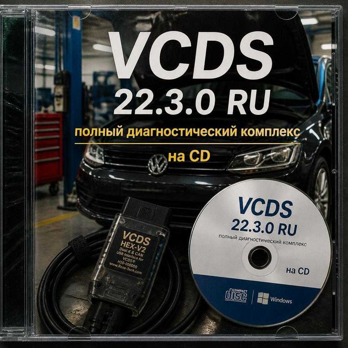 VCDS 22.3.0 RU Профессиональная диагностика авто на CD