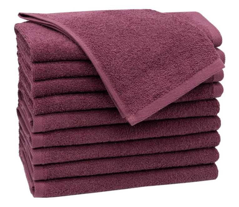 Kit 10 Toalhas 30 x 50 cm Zurique Algodão 100%