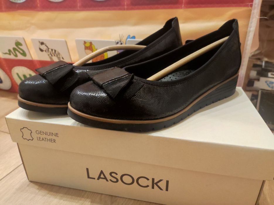 Lasocki półbuty skóra rozmiar 37