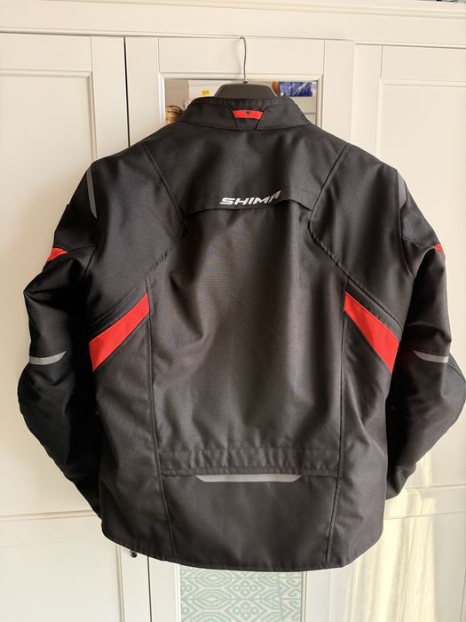 Kurtka motocyklowa Shima Rush 2.0 czerwona, rozmiar L