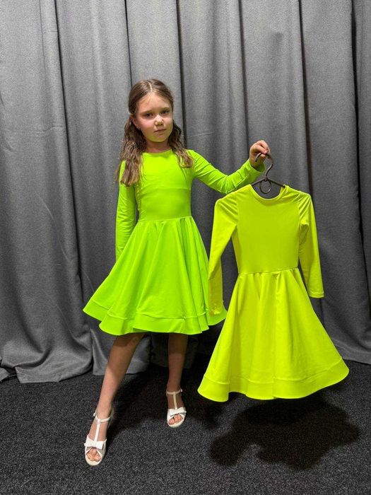 Плаття для бальних танців для дівчинки | Бейсик для виступів | 116-152