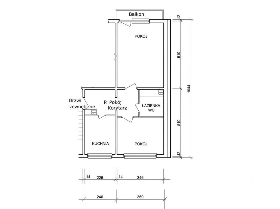 Widokowe 2 pokoje + kuchnia 42,98m² na Karolewie – Od osoby prywatnej - Widok 2