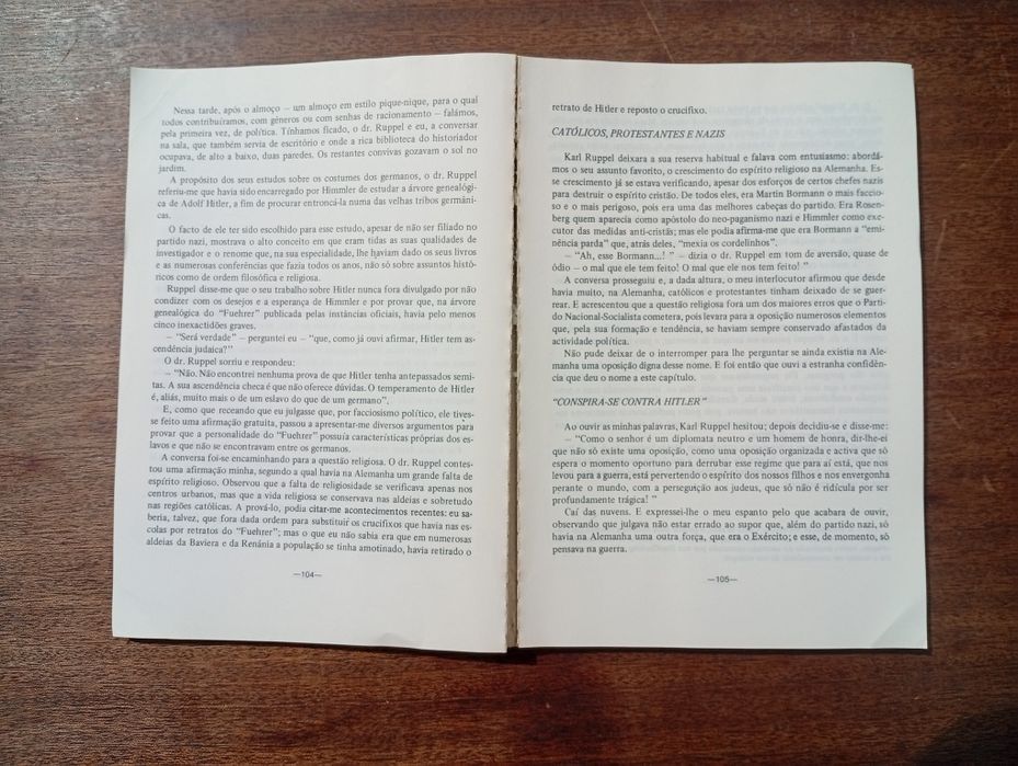livro "Eu vi morrer o III Reich"