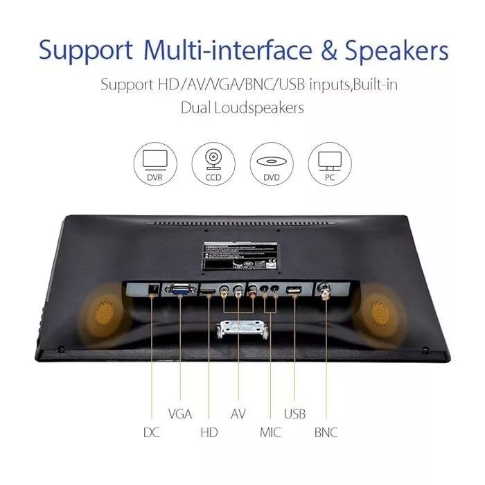 Przenośny Monitor Upinva 15,6 cala FHD 1080p z HDMI polskie menu