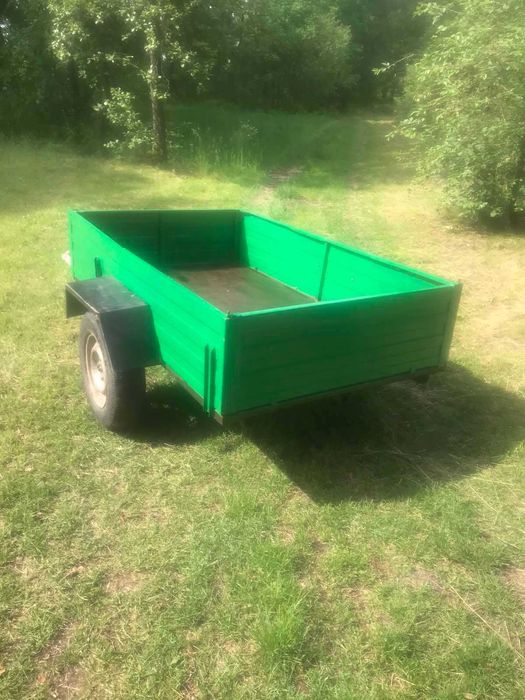 Причіп мотоблока. Причеп на трубі 50мм з сцепкою