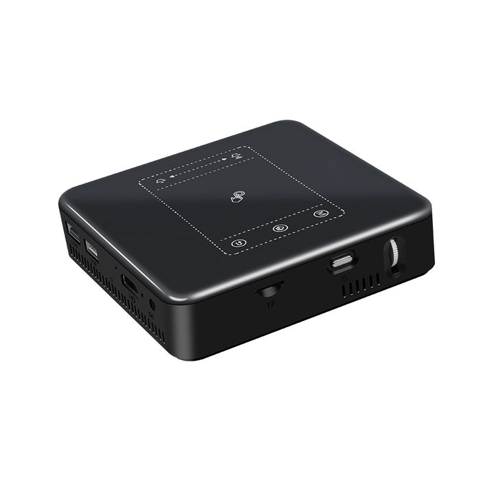 Mini projetor compatível com Full HD 1080P com Android