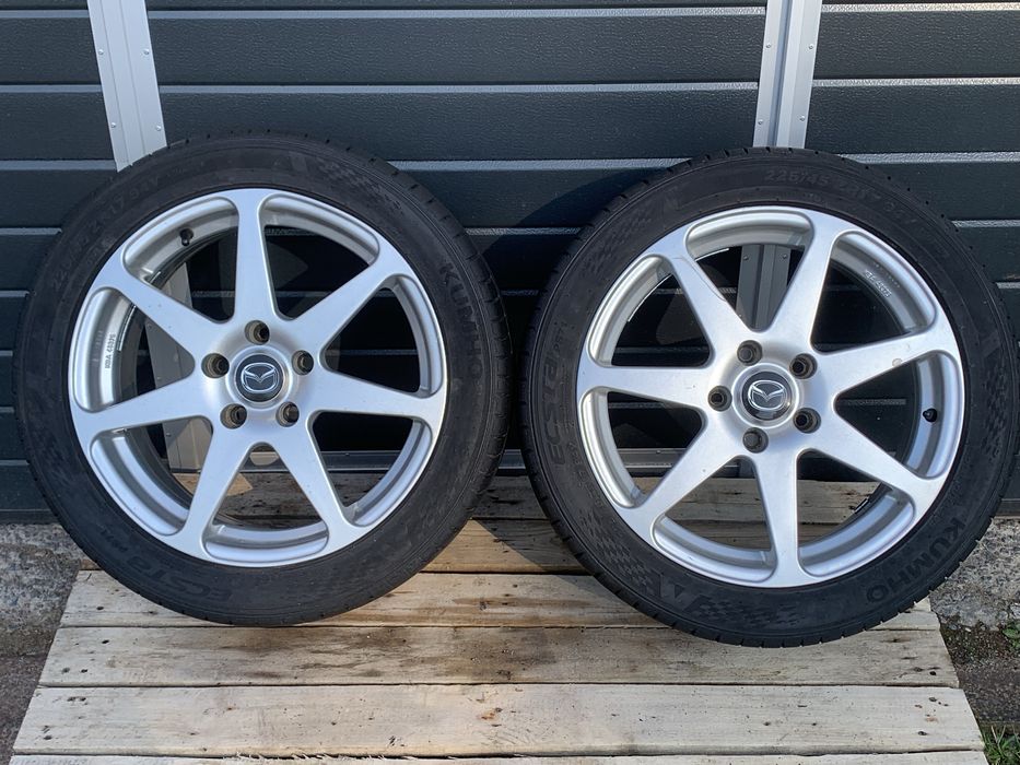 Диски, титани Резина літо   Mazda R15 R17 5x114.3 Легкосплавные