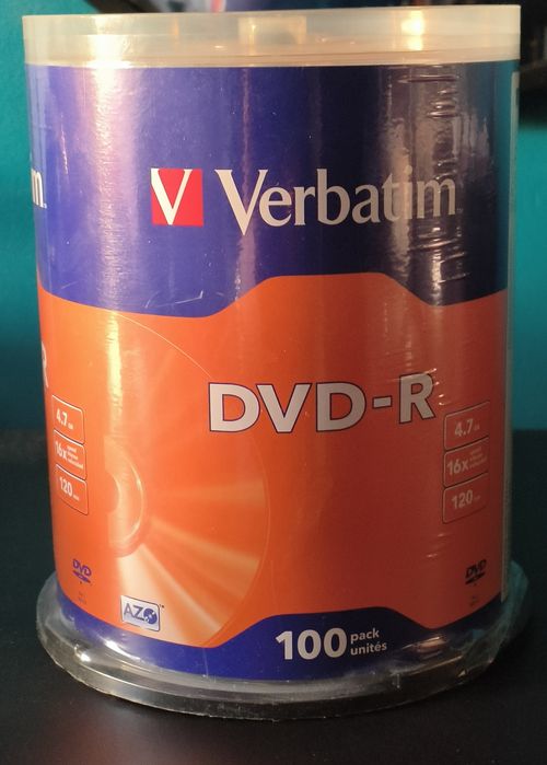 Płyty DVD-R Verbatim 100+ 5 sztuk NOWE w folii
