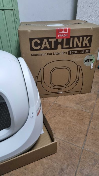 Caixa areia automatica para gatos