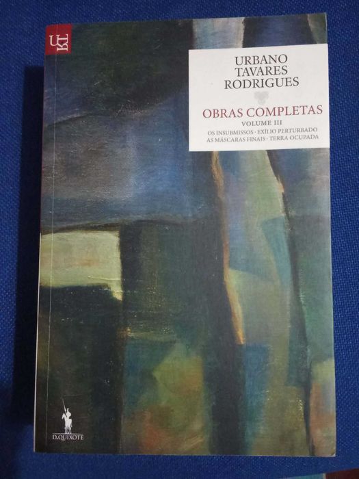Obras Completas Vol III, de Urbano Tavares Rodrigues/PORTES GRÁTIS