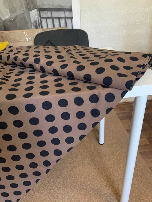 Сорочкова тканина. Рубашечная ткань. 100% бавовна. Горох