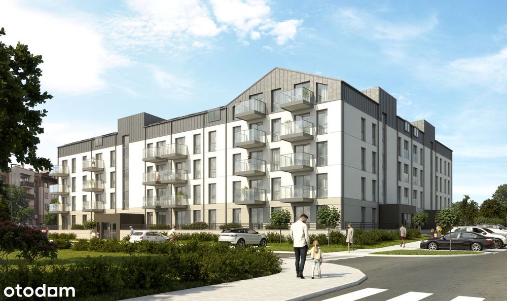 Przestronne 2-pokojowe mieszkanie z tarasem i ogródkiem M30A- 36,96 m2