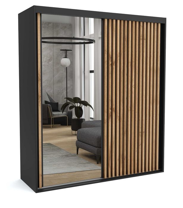 Szafa przesuwna na wymiar Mat 6 szer 120 cm