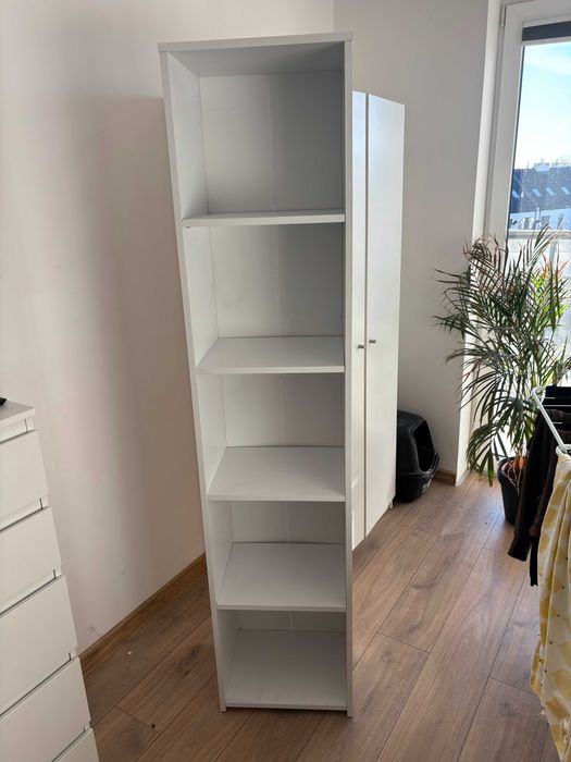 Regał biały 40x30x180 cm