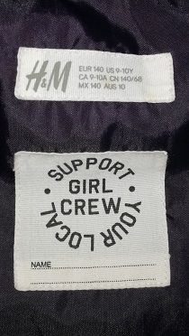 Kurtka taliowaną przejściowa jesienna wiosenna  H&M 134/140