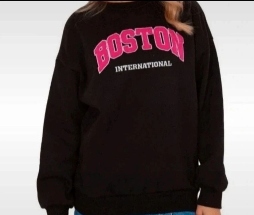 Bluza bawełna ocieplana grubsza MY RED LIPS r.S/M/L małe xl