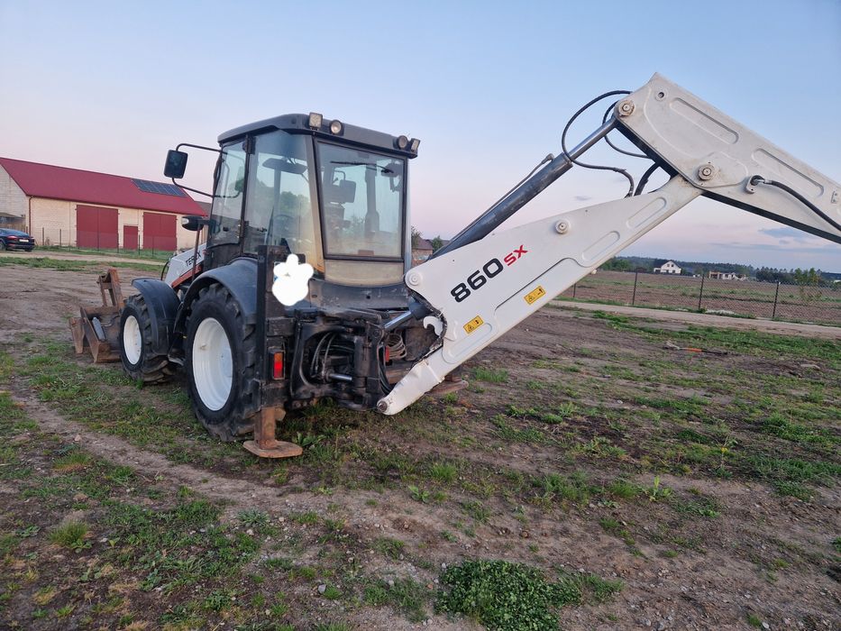 Koparko ładowarka TEREX 860, 4x4, krokodyl, teleskop