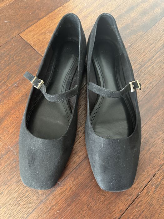 BALERINY MARY JANE H&M czarne rozm 39