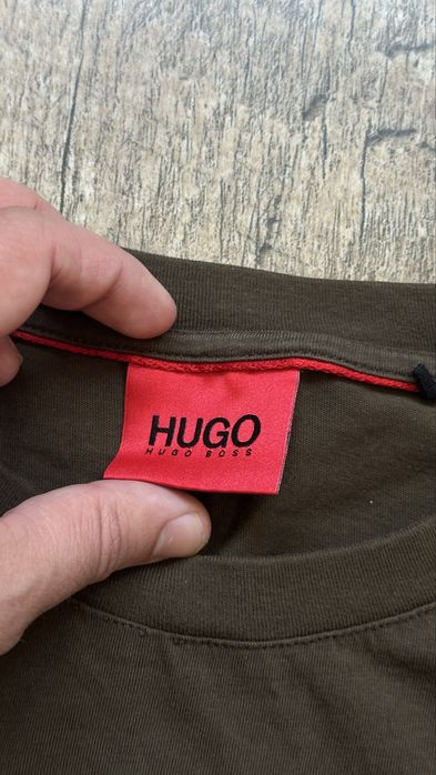 Hugo Boss Red Label Logo чоловіча футболка великий розмір