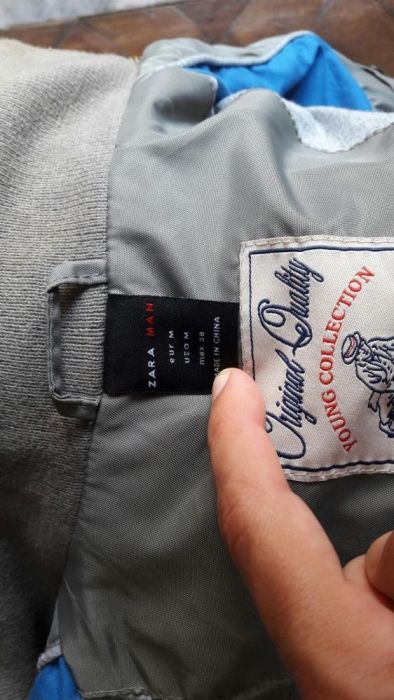 Parka para chuva Zara tamanho M usado uma vez