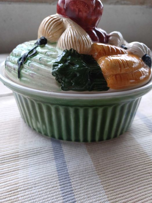 Taça com tampa vintage da Secla