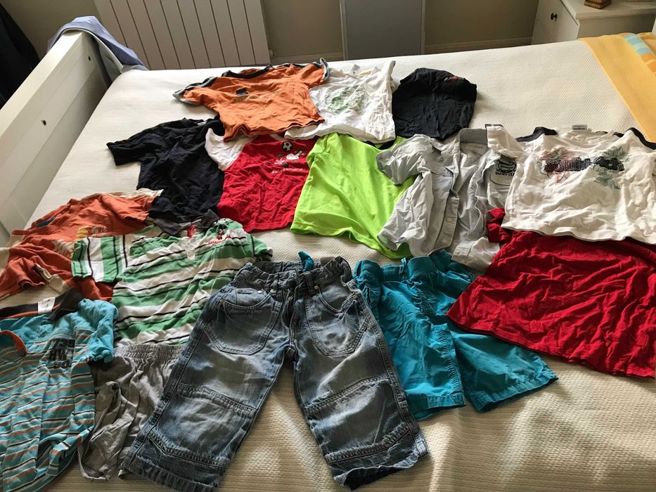 Lote roupa menino verão- 5/6 anos