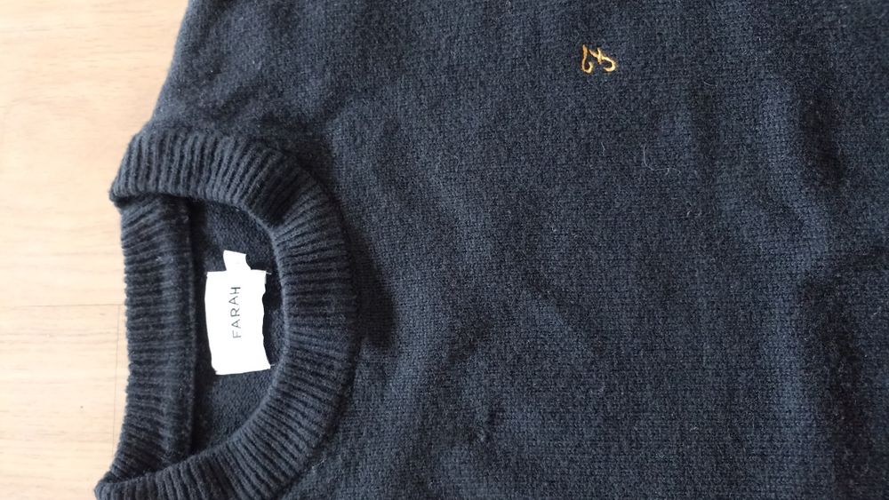 Wełniany sweter Farah rozmiar L