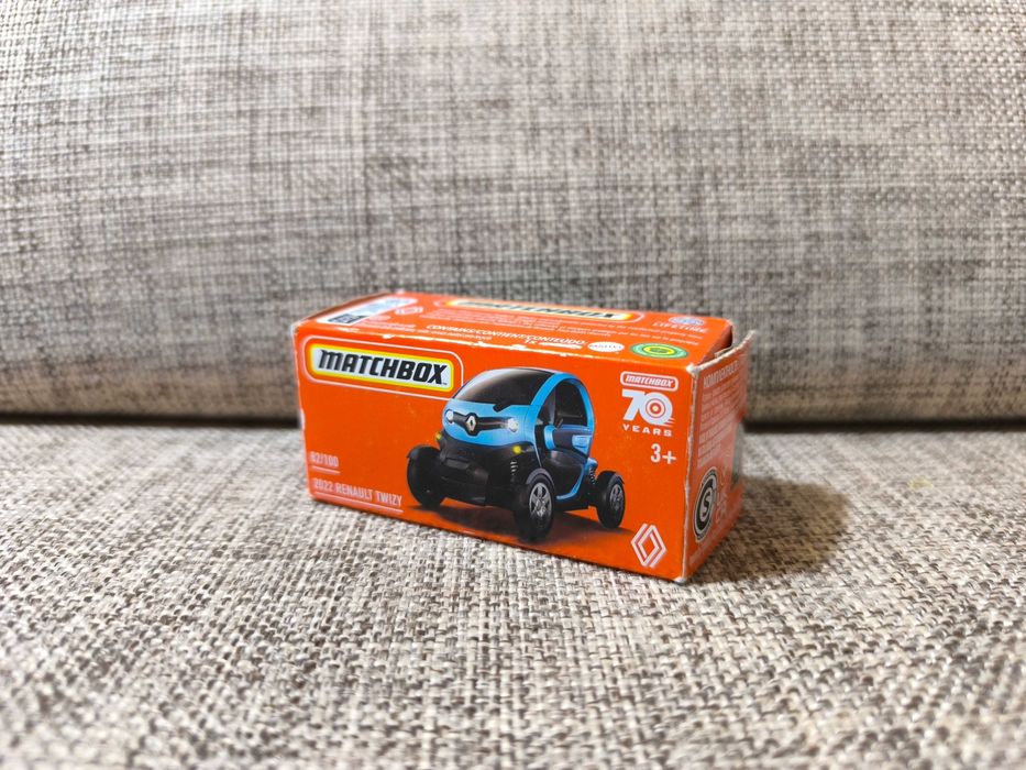 Matchbox Mattel - 2022 Renault Twizy Kartonik Pudełko Box