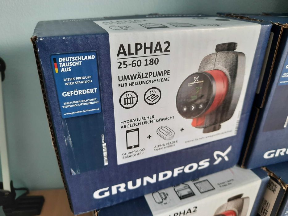 НОВЫЙ. Циркуляционный насос Grundfos ALPHA2 25-60 180 / 25-40 180