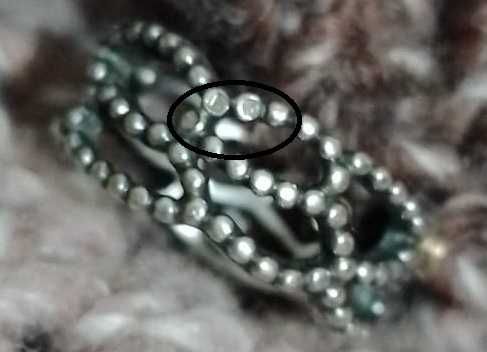 Anel original Pandora em prata ouro e diamantes ver fotos