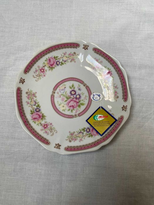 Prato decorativo em porcelana de Limoges