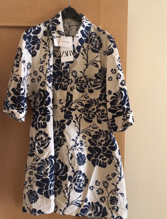 Camisa estampada Zara, Tam XXL, nova