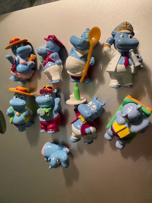 Фігурки Кіндер Бегемоти колекція 90-х років (Kinder бегемоты)