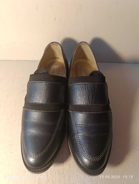 mokasyny skórzane Tanex