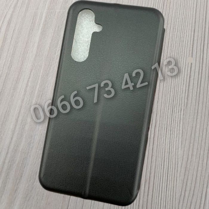 Чехол книжка на Samsung A54 кожаный чохол книжка шкіряний під карту