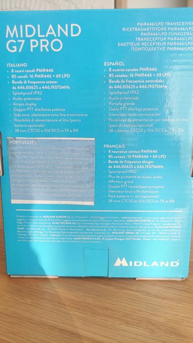 Walkie-Talkie MIDLAND G7 Pro - Até 12 Km , novo, garantia