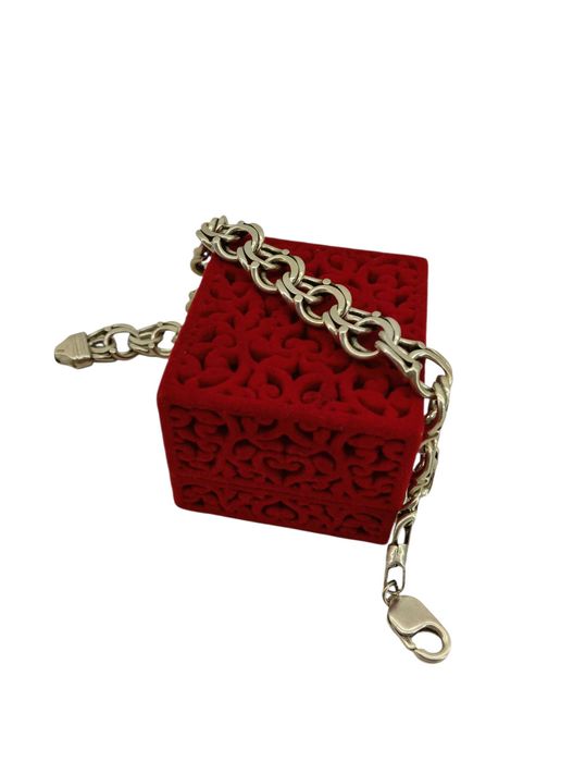 Srebrna bransoletka Garibaldi 45,80G 23cm