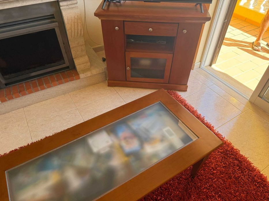 Mesa centro sala e apoio TV